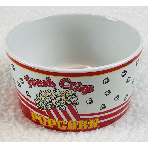 (VTG) CENTURY • Small Ceramic Popcorn Bowl - Picture 10 of 13